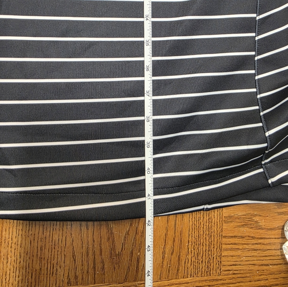NWT Lane Bryant Black White Stripe Short Sleeve Plus Size 28 Dress - Picture 9 of 9